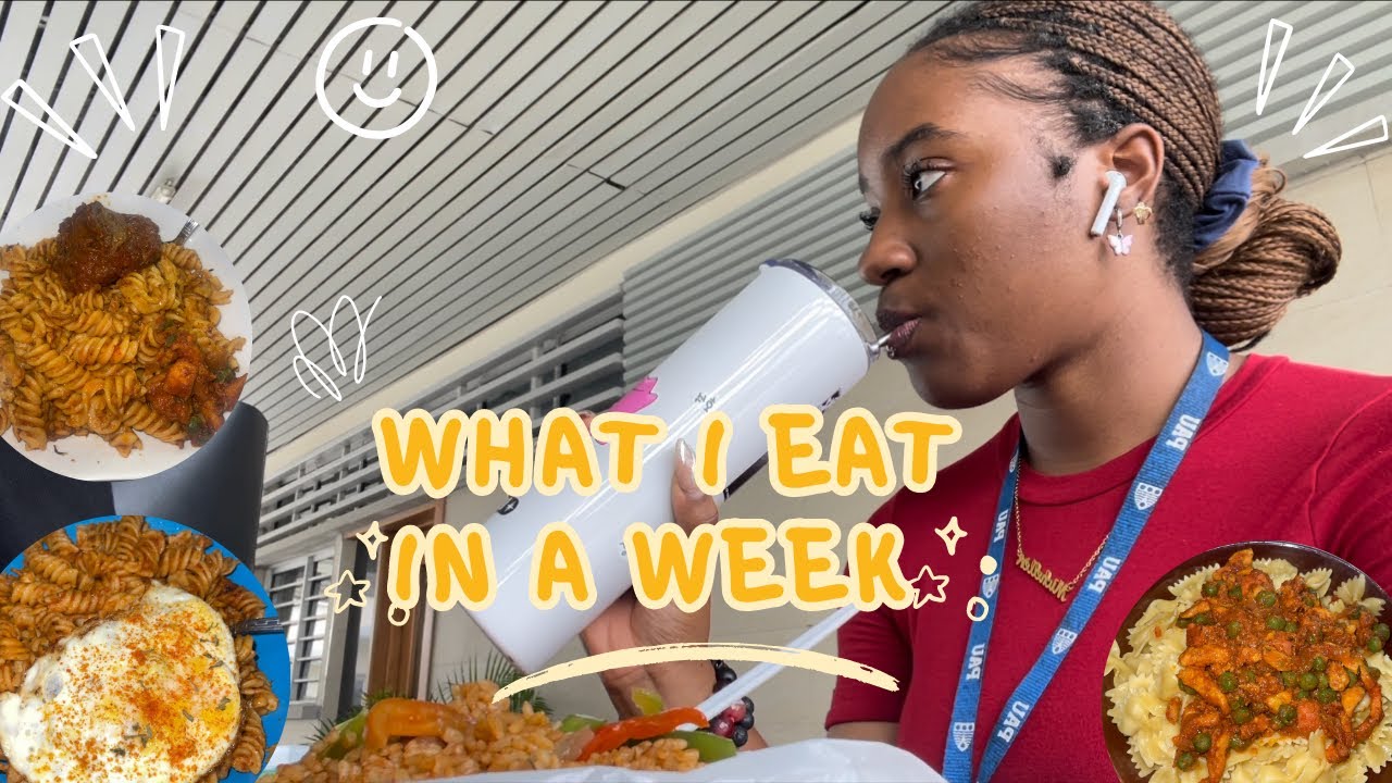 𝚞𝚗𝚒 𝚍𝚒𝚊𝚛𝚒𝚎𝚜: WHAT I EAT IN A WEEK | school edition