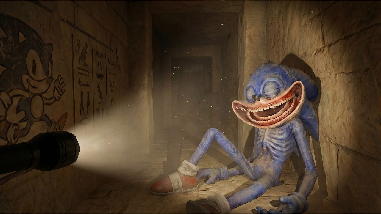 They FOUND the SHIN SONIC Characters in an ABANDONED TOMB!! (Found Footage)