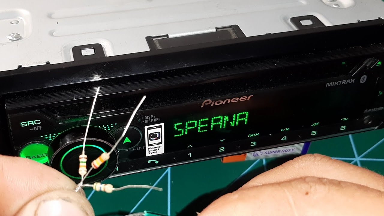pioneer DEN S5250BT ni  mini jack 3,5 orqali rul knopkaga ulash. 1 qism