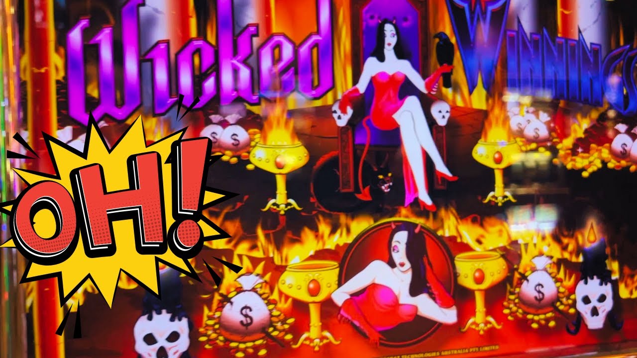 THEY STILL EXIST!! DIRT OLD WICKED WINNINGS Slot Machine (Aristocrat Oldies)