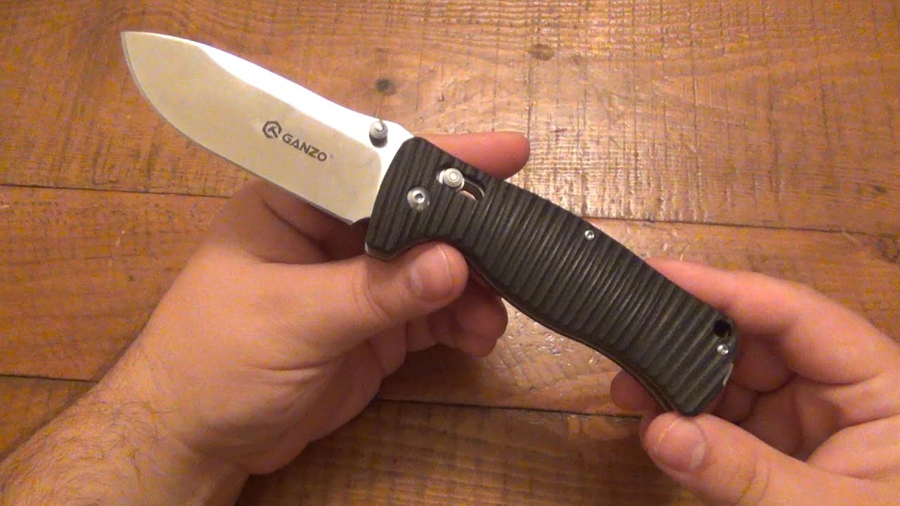 Knife Review : Ganzo G720 (LionSteel SR1 Axis Lock Copy - $20)
