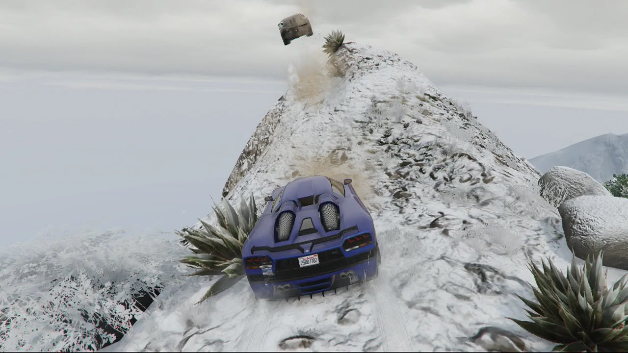 GTA 5 Snow: Biggest jump in the Game - Snow Edition - Holiday Special
