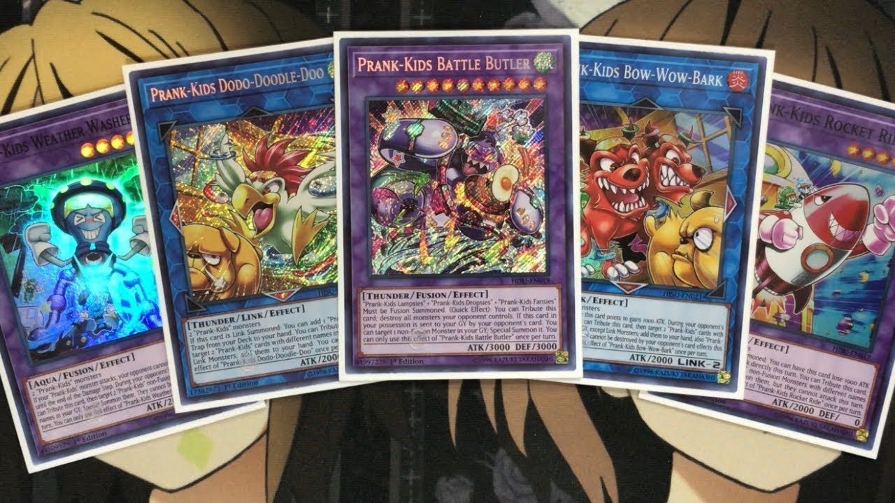 My Prank-Kids Yugioh Deck Profile for November 2018