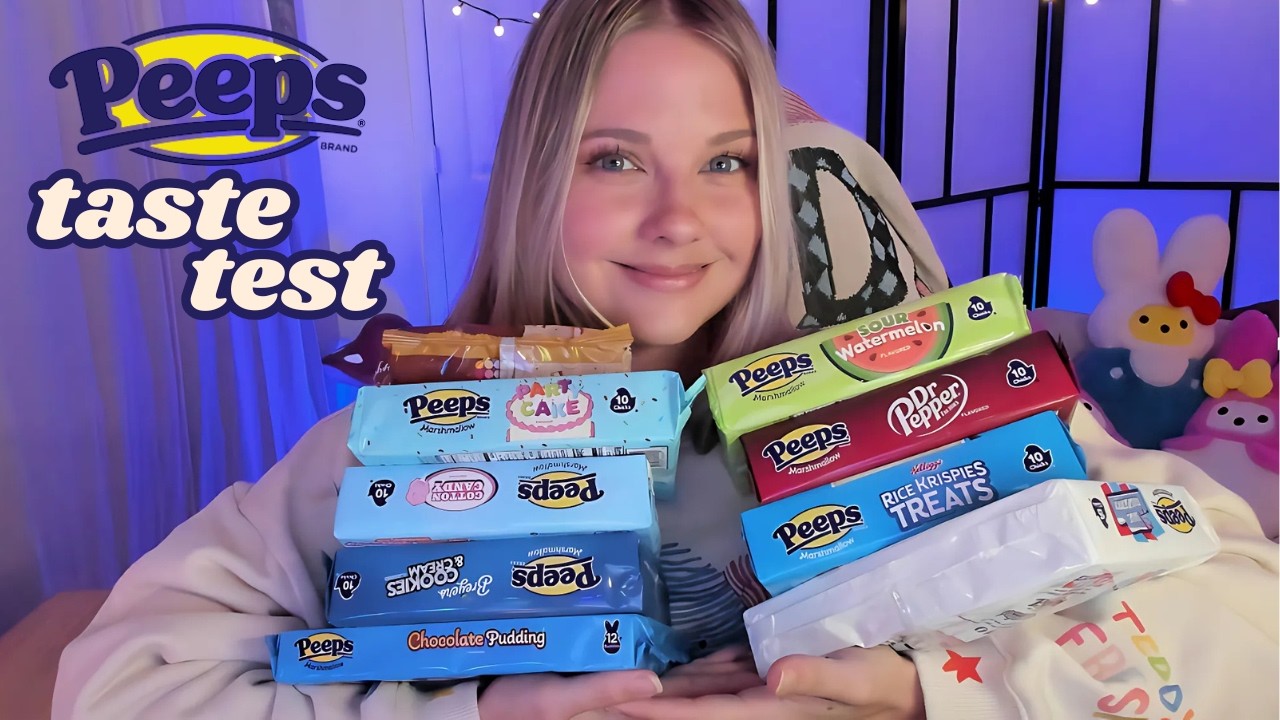 I Tried EVERY Peeps Flavor | ASMR Taste Test