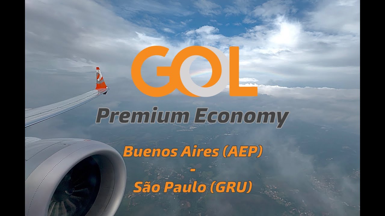 GOL Premium Economy - Buenos Aires (AEP) - São Paulo (GRU) - 737 MAX 8