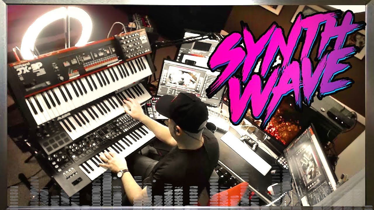 Synthwave Jam using Roland Synths (Live in one take) JX-3P, System-8, Se-02, MX1 & TR-8