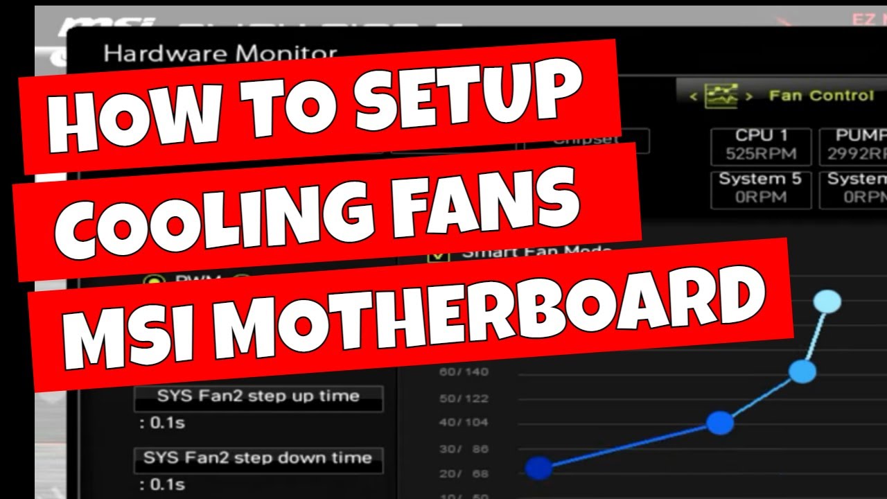 How To Setup & Control AIO Water Cooling & PC Fans In BIOS Or Windows MSI Version