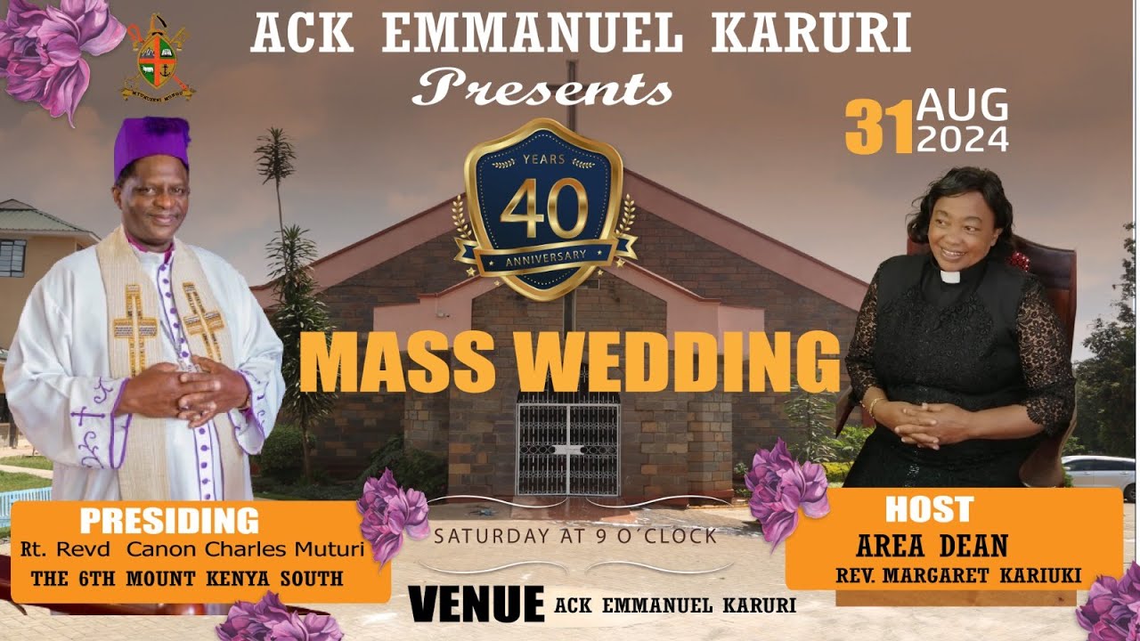 MASS WEDDING 40TH ANNIVERSARY