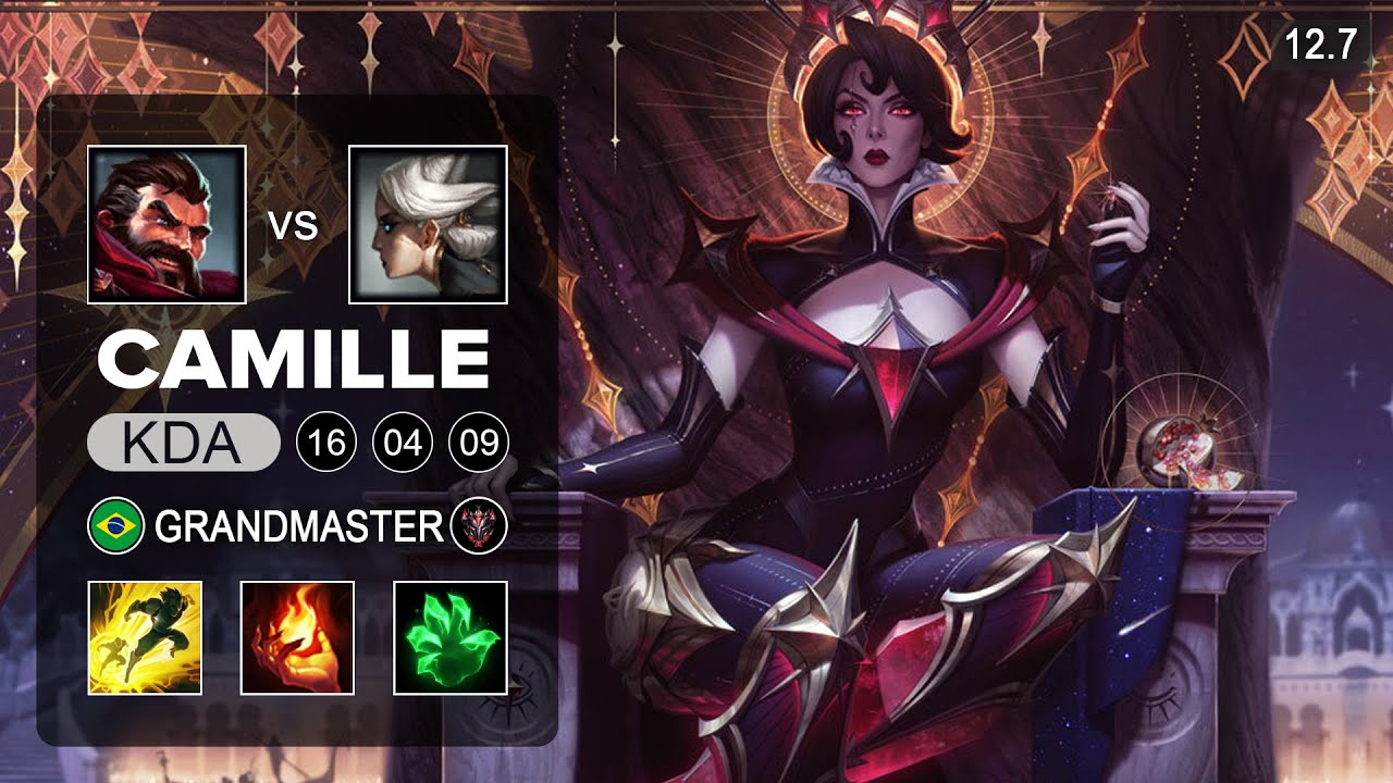 Camille vs Graves Top - BR Grandmaster - Patch 12.7 Season 12