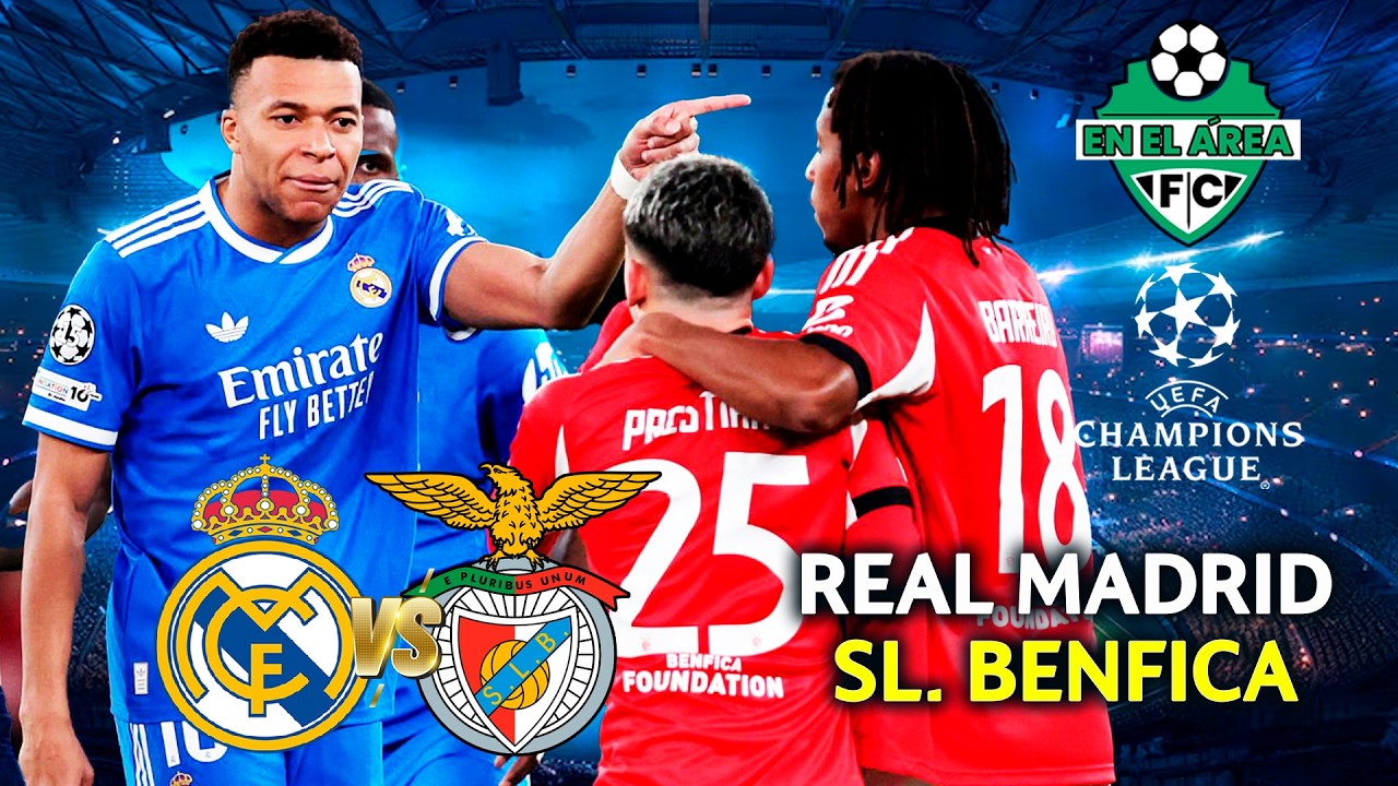 🔴 En vivo │ 📣 Previa ⚪ Real Madrid CF. 🆚 🔴 SL. Benfica │ 🏆Champions League │ Repechaje - Vuelta