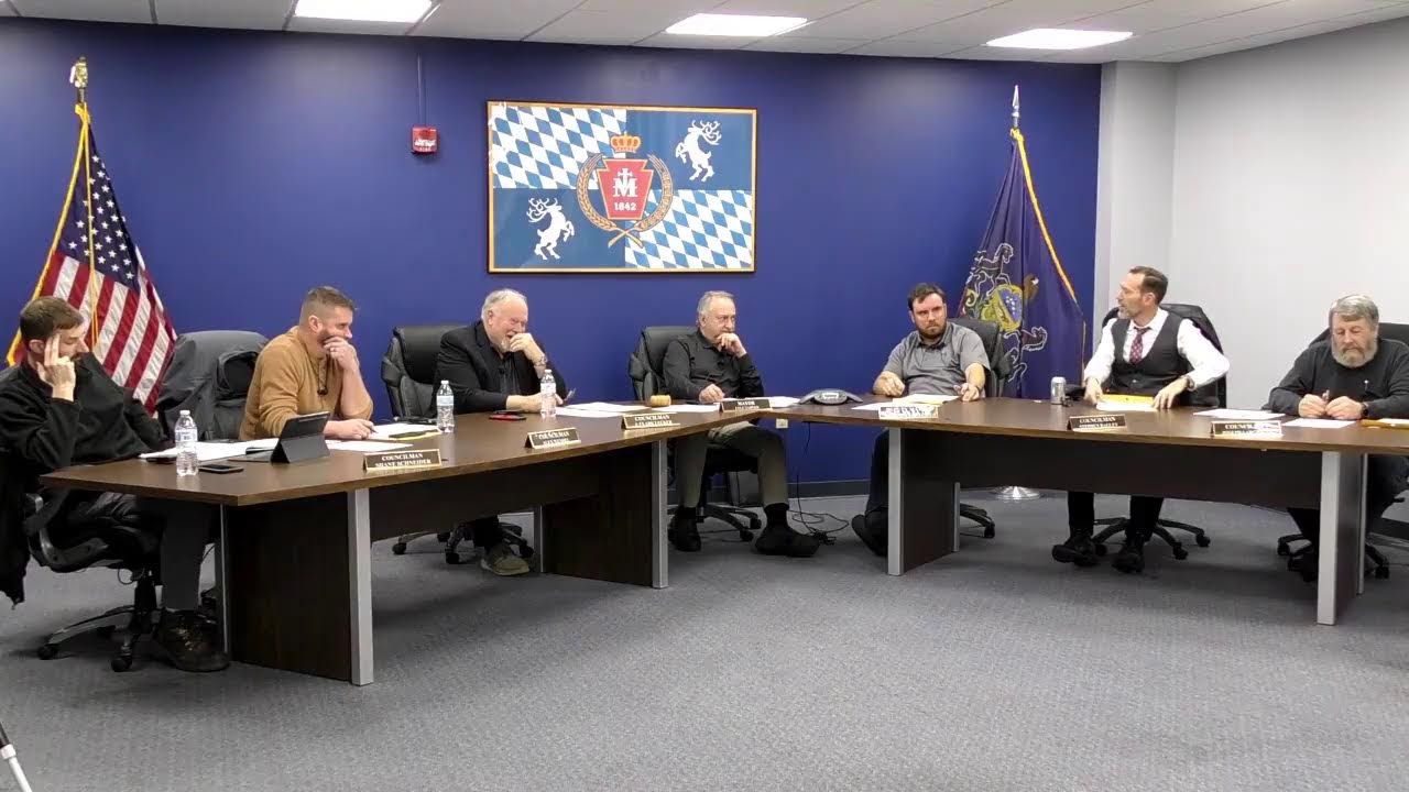 City Council Meeting Monday, January 19th, 2026