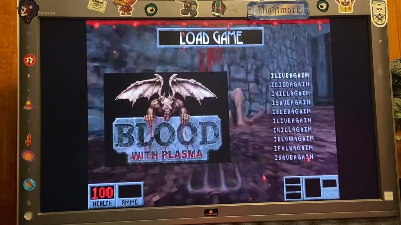 Blood: Fresh Supply (OG) on Steam TEST FOOTAGE through iPone camera 