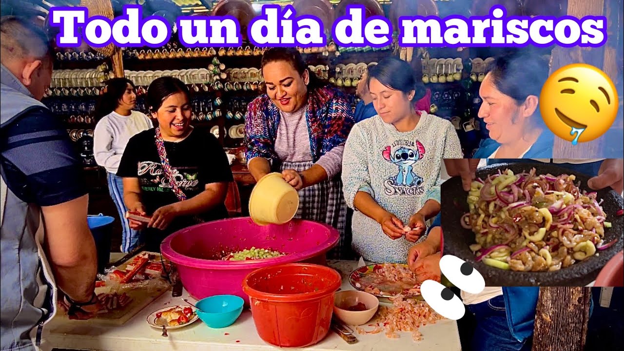 INCREÍBLE BOTANA LA QUE PREPARARON SUSCRIPTORES QUE NOS VISITARON, DÍA DE MARISCOS PARA LA FAMILIA🤤