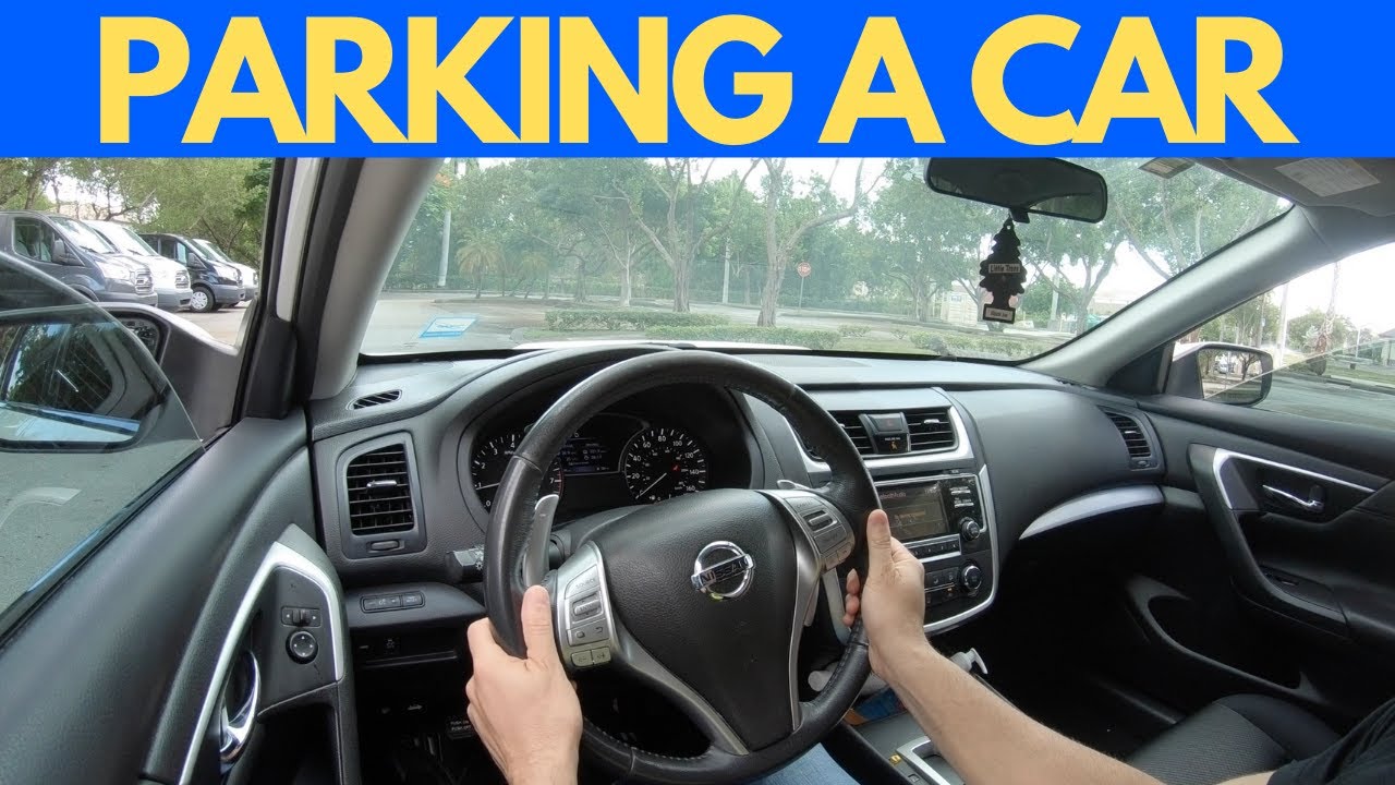 HOW TO PARK A CAR IN A PARKING LOT FOR NEW DRIVERS