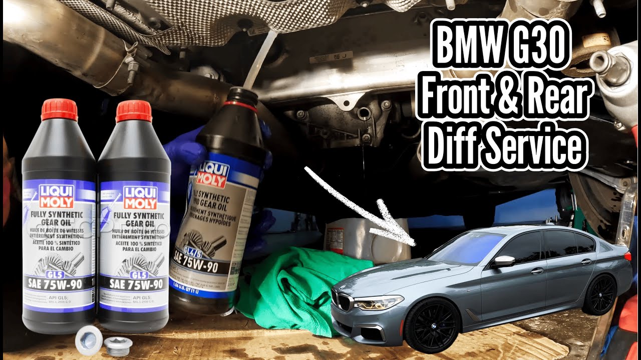 Front and Rear Differential Fluid Change on a G30 BMW M550i! (530i/530e/540i/M550i/M5/G30/F90)