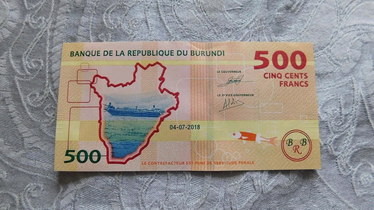 Burundi 500 Franc Banknote!