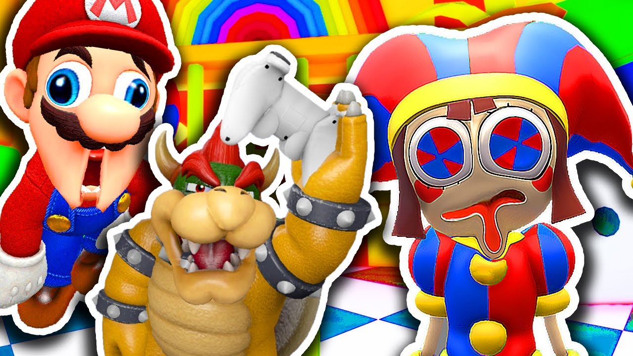 ✨🎪 NEW AMAZING DIGITAL CIRCUS PRISON ✨🎪 Bowser Plays Roblox DIGITAL CIRCUS PRISON RUN obby Ft. MARIO