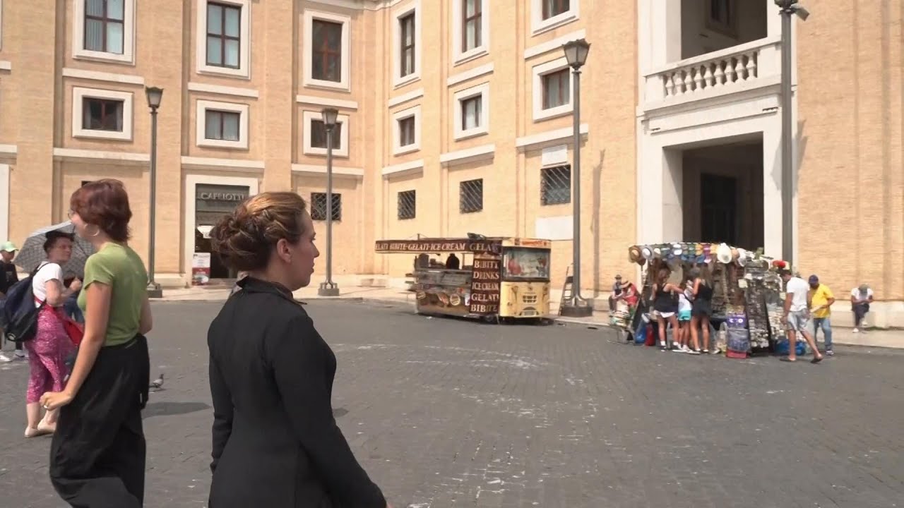 Pope Francis meets Stella Assange at the Vatican