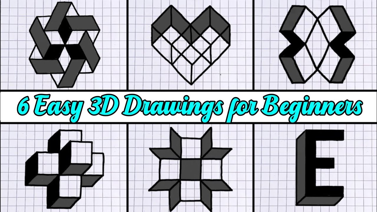 Easy 3D Drawing Tricks for Beginners | Ashar 2M