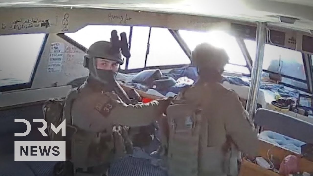 WATCH: Israeli Navy Vessel Docks at Ashdod After Stopping Gaza Aid Flotilla Boats | DRM News | AH1Z