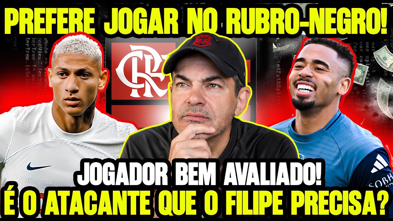 BERTOLUCCI SONHA COM GABRIEL JESUS NO FLA E LEILA PARTE PRA CIMA! RICHARLISON PRIORIZA O MENGÃO!