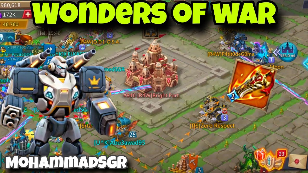 Lords mobile:- MohammadSGR defending back to back rallies on wonders!! #lordsmobile #wow