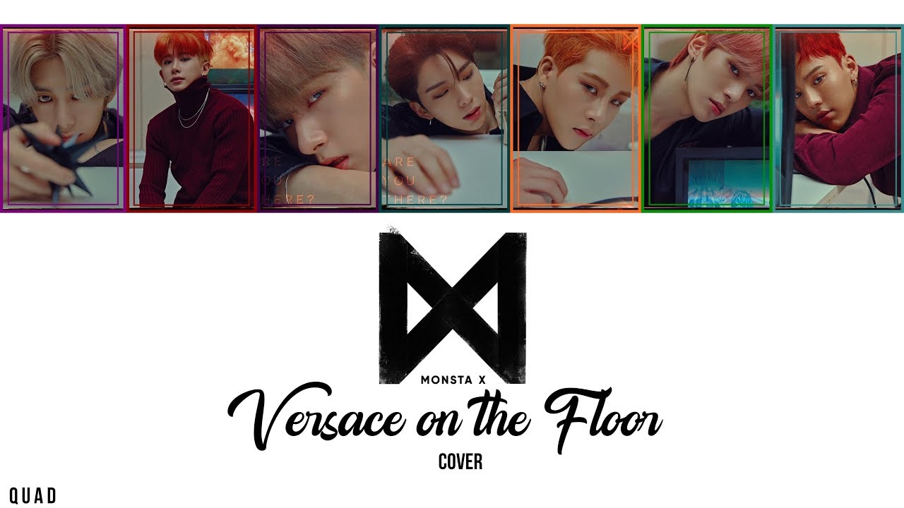 Monsta- X - Versace on the Floor Cover color coded lyrics