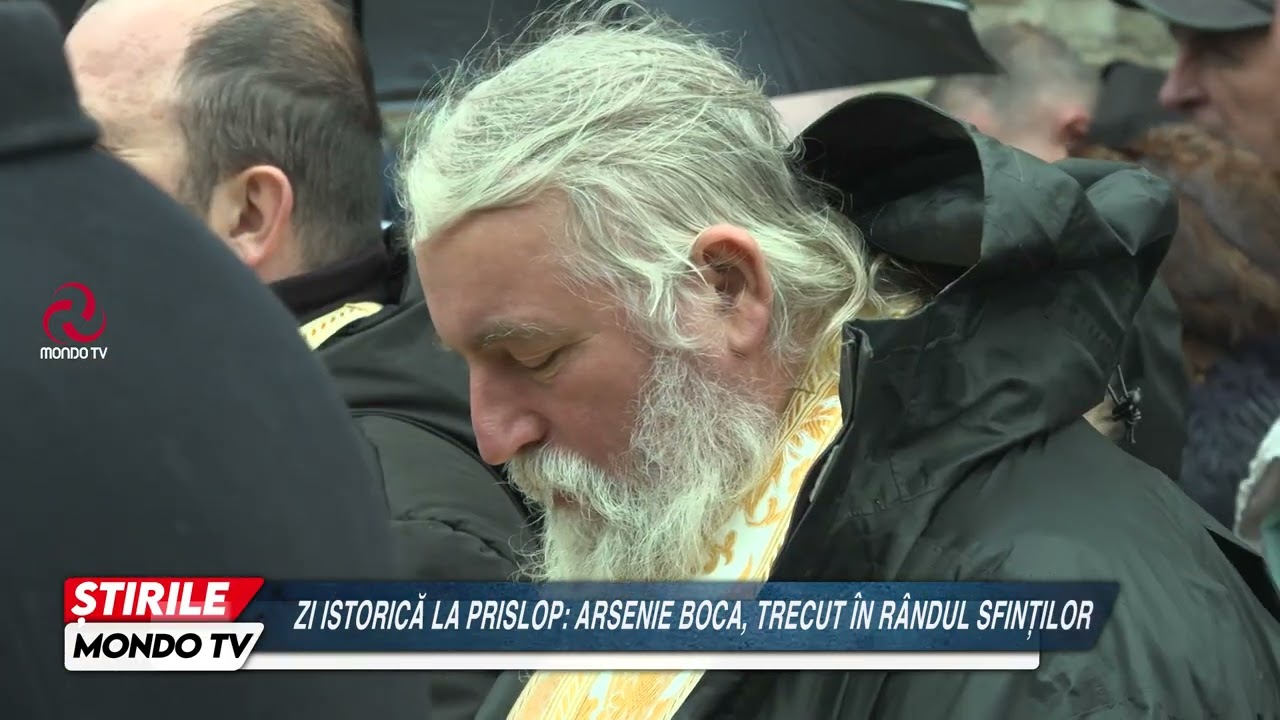 ZI ISTORICĂ LA PRISLOP ARSENIE BOCA, TRECUT ÎN RÂNDUL SFINȚILOR