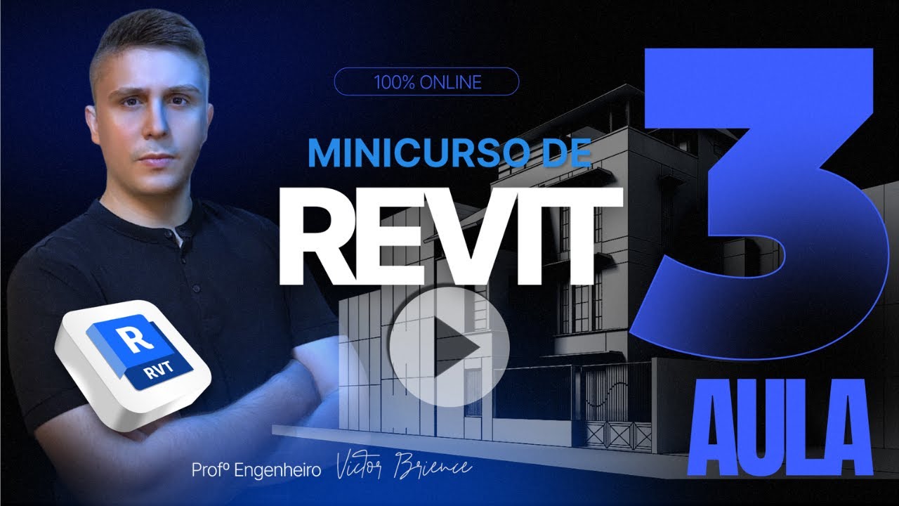 [Aula 3] Minicurso de Revit - Criação de Paredes, Pisos, Portas e Janelas