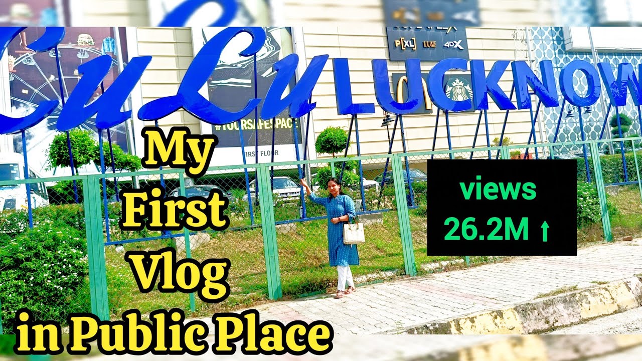 Exploring Asia’s Biggest-Style Lulu Mall Lucknow 🏙️ | My First Public Vlog & Hypermarket Tour #vlog 