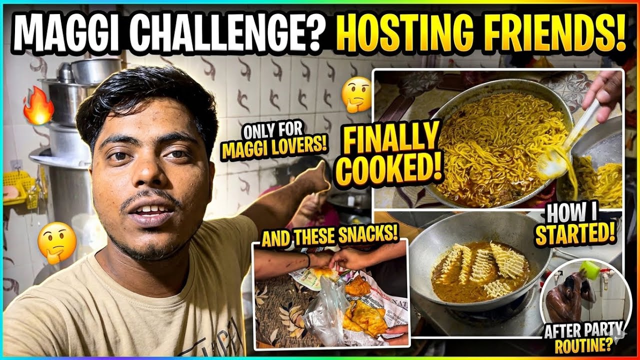 MAGGI CHALLENGE & FRIENDS HOSTING: Desi Snacks se WILD AFTER-PARTY SHOWER Tak!