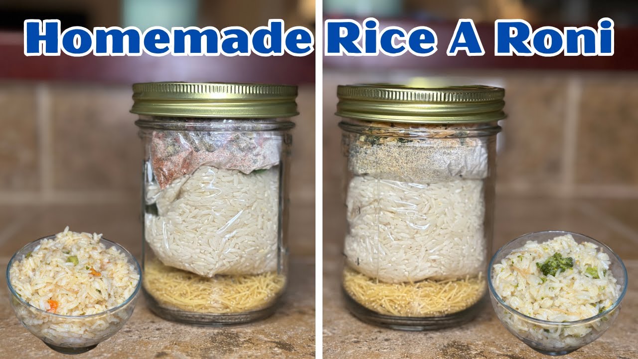 Homemade Rice A Roni: Broccoli Cheddar and Rice Pilaf!
