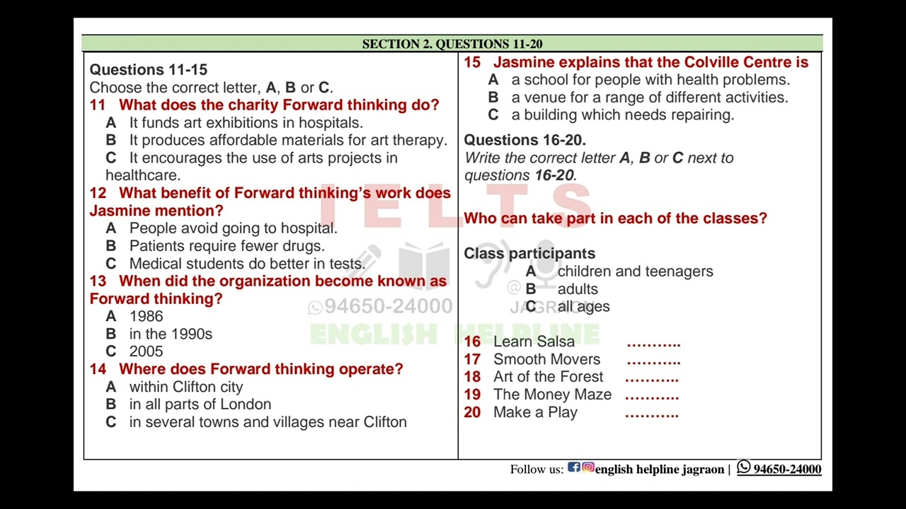 #ielts #listening test 47 Midbury Drama Club #ehjagraon 2024