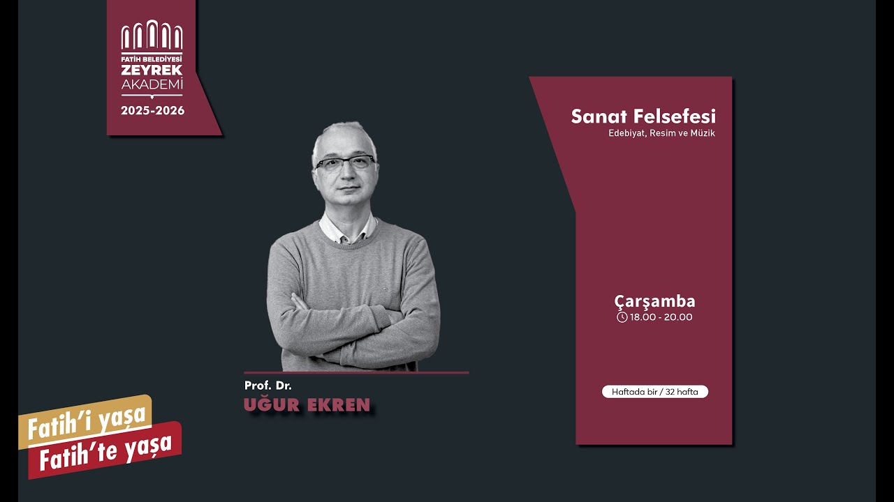 Sanat Felsefesi (Edebiyat, Resim ve Müzik) : Birinci Ders