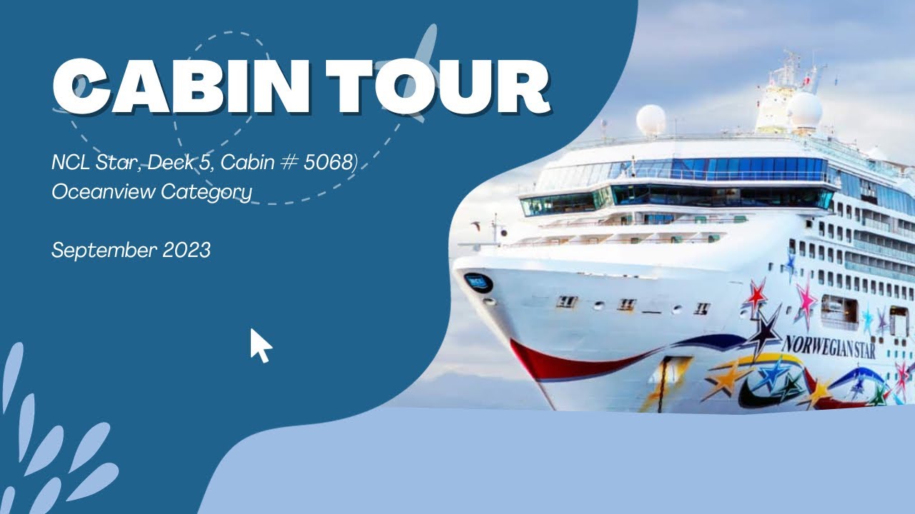 Norwegian Star - Cabin Tour of Oceanview Cabin 5068