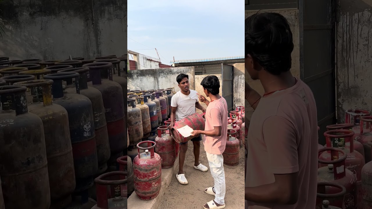 GAS ka rate pal pal badh raha hai 🤣🤣🤣🤣🤣#gas #petrol #lpg #tanki #amitdeshivlogger #reality