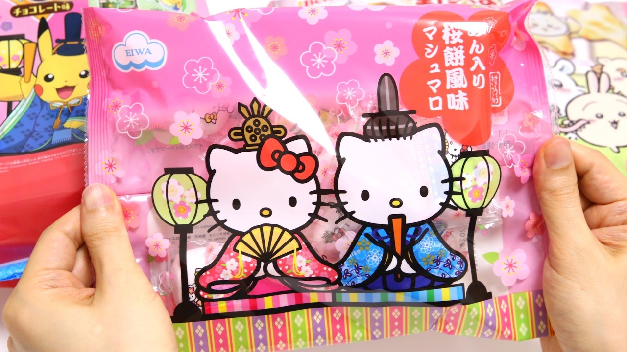 🎎Hinamatsuri Japanese Doll's Festival Treats #hellokitty #chiikawa #pokemon