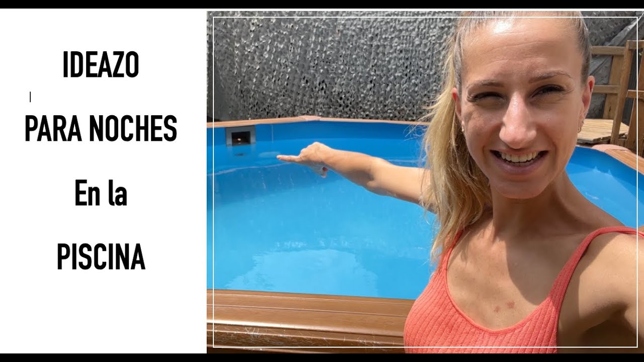 COMO poner luces LED en la PISCINA sin instalaciones difíciles!