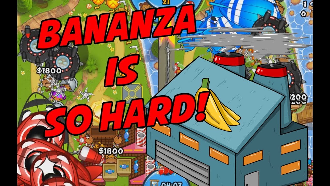 Bananza is ACTUALLY TOUGH! - Bloons TD Battles