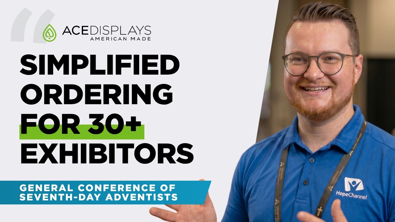 How Ace Displays Simplified Display Ordering for 30+ Conference Exhibitors