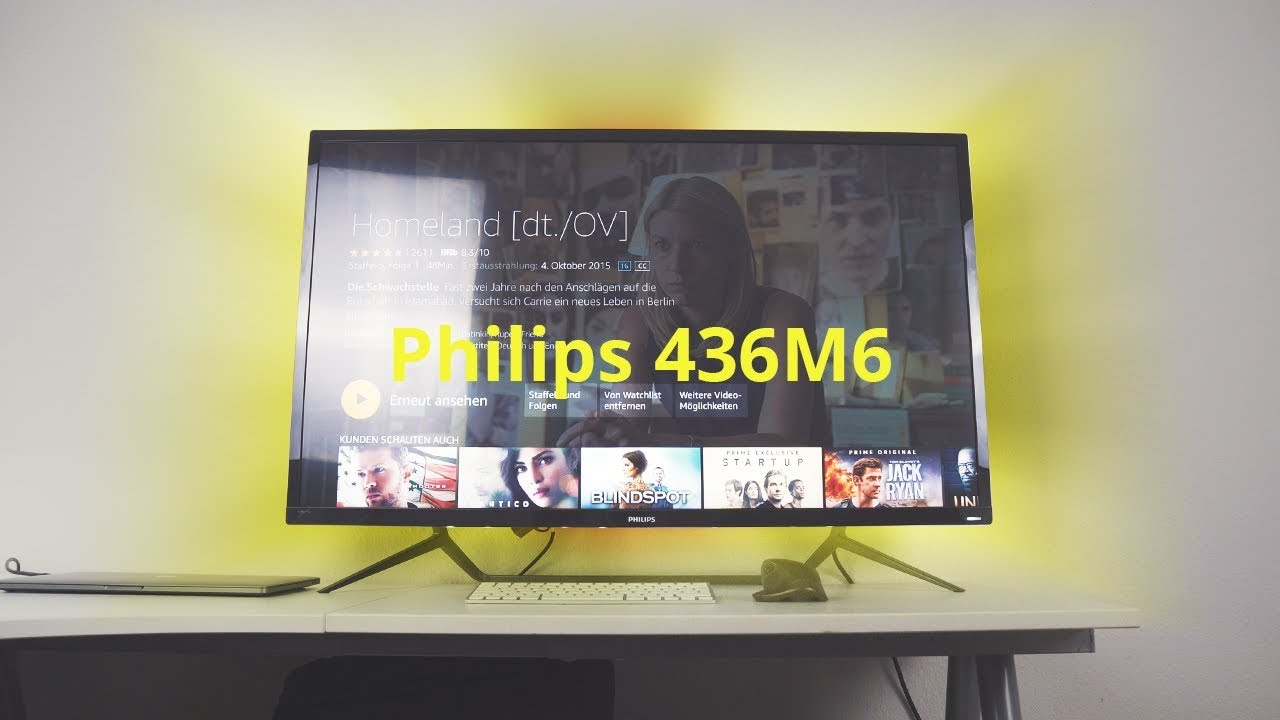 Philips 436M6 4K HDR Konsolen/Gaming Monitor!