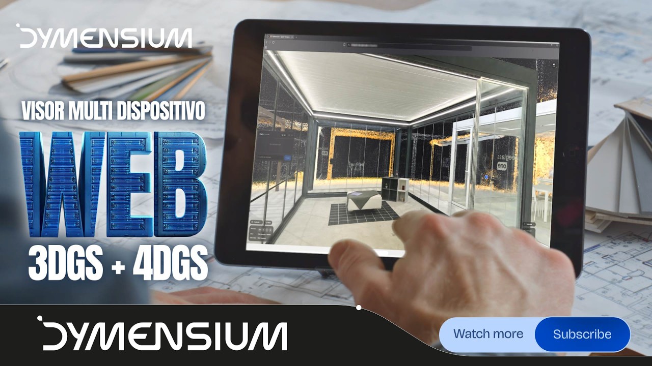 Visor web multidispositivo y colaborativo 3DGS/4DGS by DYMENSIUM