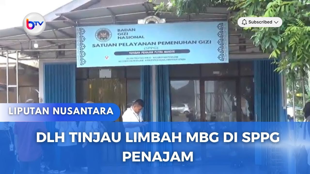 DLH TINJAU LIMBAH MBG DI SPPU PENAJAM
