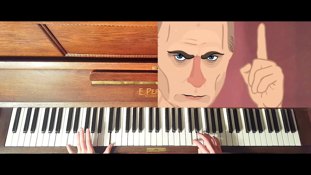 Rasputin - Russian Ragtime + Funk Overload - Piano ( with piano sheet )