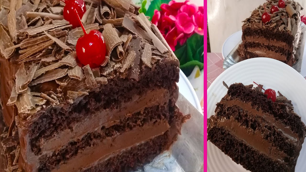 Bolo Dark Meio Amargo - Bolo Trufado! Bolo de Vitrine