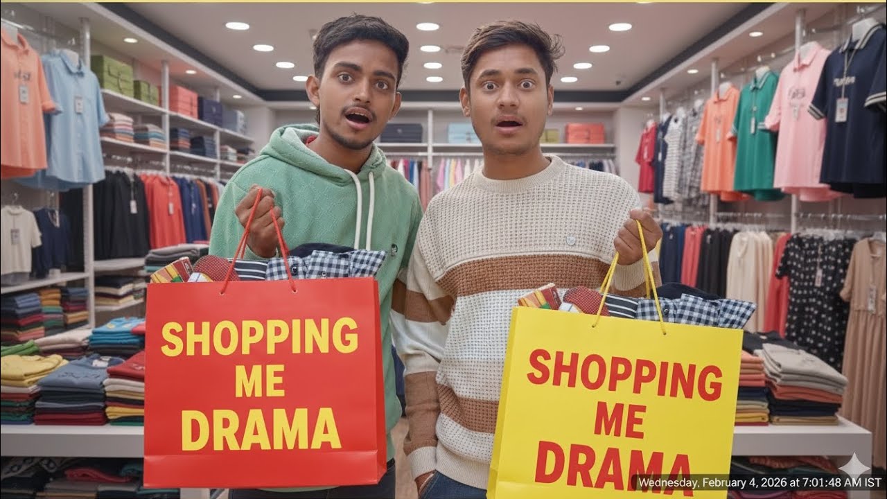 Shopping Me Itna Drama? 😂 | Tino Dost #Vlog