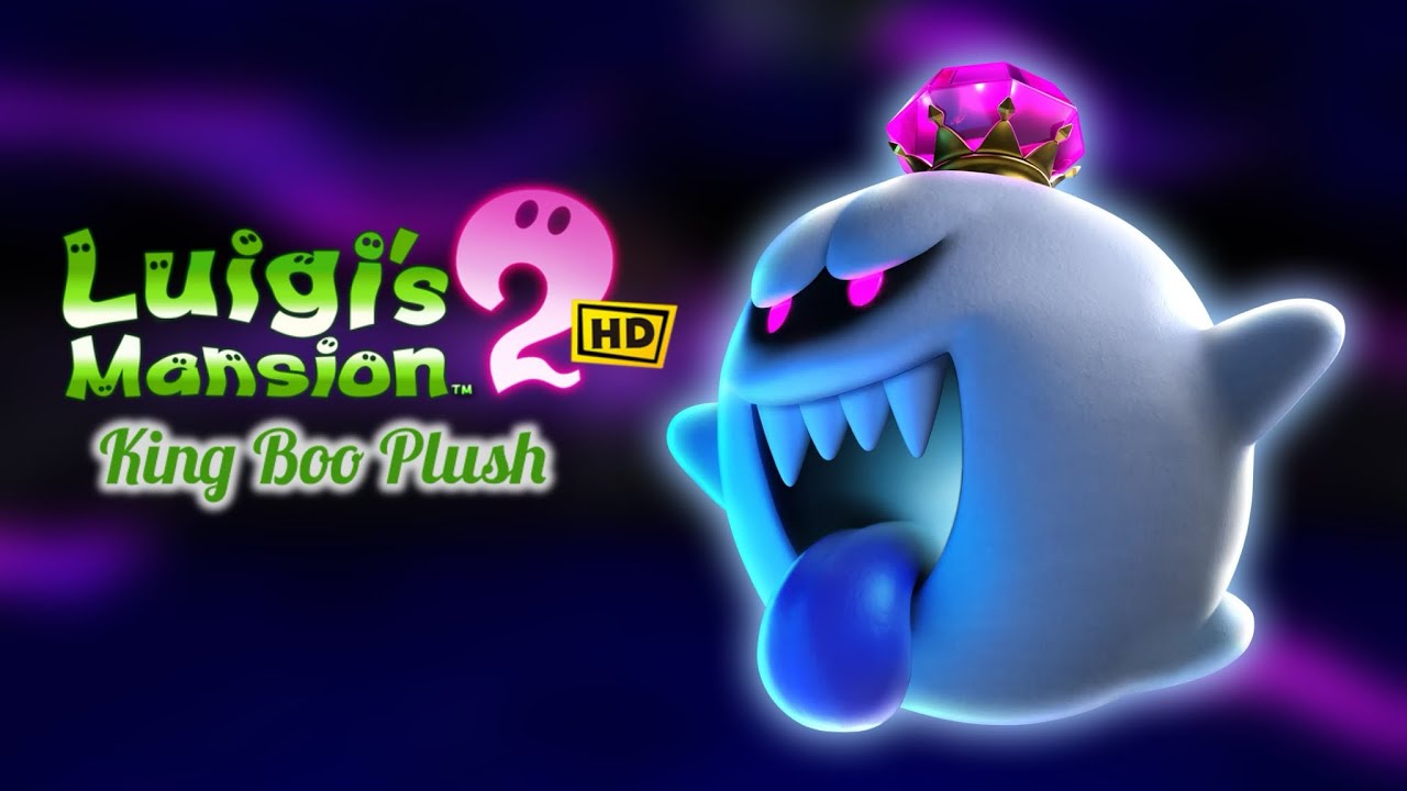 King Boo Luigi’s Mansion Plush Showcase