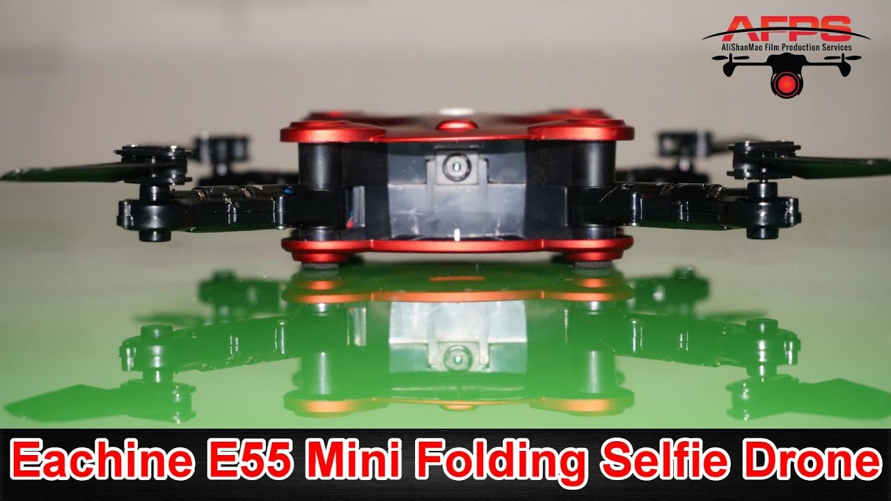 Eachine E55 Folding Pocket Drone Flight Review