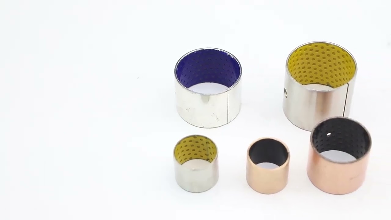 Steel Back Sintered Bronze POM Bushing Composite Plain Split Bearing Shell