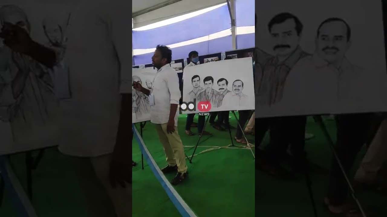 Photo Exhibition In YSRCP Plenary 2022 | Ys Jagan | #shorts  PDTV News